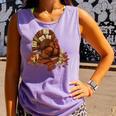 Turkey Reading Books Fall Season Thanksgiving Teacher Book Comfort Colors Tank Top Lagoon