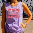 Valentine Day Book Read Your Heart Out Lovers Teacher Kids Comfort Colors Tank Top Lagoon