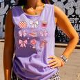 Valentine Teacher Cute Bows Apple Globe Pencil Books Art Comfort Colors Tank Top Lagoon Valentine Teacher Cute Bows Apple Globe Pencil Books Art Comfort Colors Tank Top Lagoon