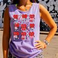 Valentines Day Librarian Heart Reading Book Women Men Kids Comfort Colors Tank Top Lagoon