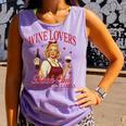 Valentine’s Day Wine Lovers Book Club We Read Wine Labels Comfort Colors Tank Top Lagoon