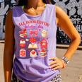 Valentines Reading Book Lover All Booked For Valentine's Day Comfort Colors Tank Top Lagoon