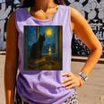 Van Gogh Starry Night Art Cat And Book Lovers Comfort Colors Tank Top Lagoon Van Gogh Starry Night Art Cat And Book Lovers Comfort Colors Tank Top Lagoon