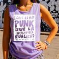What's More Punk Than The Public Library Book Lover Comfort Colors Tank Top Lagoon