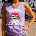 My Wife Is My Favorite Author Book Writer Comfort Colors Tank Top Lagoon My Wife Is My Favorite Author Book Writer Comfort Colors Tank Top Lagoon