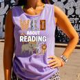 Wild About Reading Book Reader Book Nerd Book Reading Lover Premium Tri-Blend Comfort Colors Tank Top Lagoon