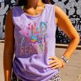 Wild About Reading Books Readers Lovers Bookworm Library Day Comfort Colors Tank Top Lagoon