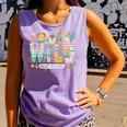 Wild About Reading Bookworm Book Reader Zoo Animals Comfort Colors Tank Top Lagoon