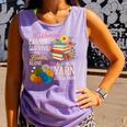 A Woman Cannot Survive On Books Alone She Also Needs Yarn Comfort Colors Tank Top Lagoon