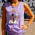 Women's Education Is Freedom Teacher Books Black History Month Comfort Colors Tank Top Lagoon