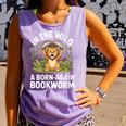 Women's Wild About Reading Book Reader Lion Zoo Animals Kids Comfort Colors Tank Top Lagoon Women's Wild About Reading Book Reader Lion Zoo Animals Kids Comfort Colors Tank Top Lagoon