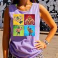 Wrestling Comic Book Wrestler Mexican Lucha Libre Mask Comfort Colors Tank Top Lagoon
