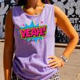 Yeah Comic Comic Book Graphic Comfort Colors Tank Top Lagoon