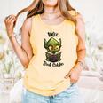 100 Book Goblin Cute Book Reader And Library Lover Comfort Colors Tank Top Grey