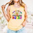 100 Days In The Book Fun 100 Days Of School Boy Girl Teacher Comfort Colors Tank Top Grey