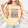 100 Days In The Books Reading Teacher 100th Day Of School Comfort Colors Tank Top Grey