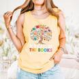 100 Days In The Books Reading Teachers Librarians School Comfort Colors Tank Top Grey