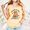 100 Days Of Chill Cute Capybara School Book Lover Comfort Colors Tank Top Grey 100 Days Of Chill Cute Capybara School Book Lover Comfort Colors Tank Top Grey