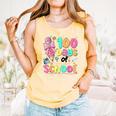 100th Day Of School Teacher Books 100 Days Of School Women Comfort Colors Tank Top Grey