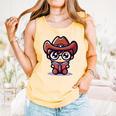 Adorable Book Lover Cowboy With Reading Glasses Cute Comfort Colors Tank Top Grey Adorable Book Lover Cowboy With Reading Glasses Cute Comfort Colors Tank Top Grey