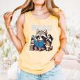 Animals Raccoon Reading Book Librarian Across America Kids Comfort Colors Tank Top Grey