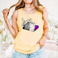 Asexual Book Lover LGBT Reading Pride Ace Flag Daisy Comfort Colors Tank Top Grey Asexual Book Lover LGBT Reading Pride Ace Flag Daisy Comfort Colors Tank Top Grey