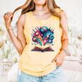 Astronomy Space Lover Books Bookworm Comfort Colors Tank Top Grey