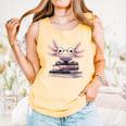Axolotl Books Readsalotl Reading Bookworm Kawaii Axolotl Comfort Colors Tank Top Grey Axolotl Books Readsalotl Reading Bookworm Kawaii Axolotl Comfort Colors Tank Top Grey