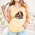 Basset Hound Books Dog Breed Graphic Comfort Colors Tank Top Grey Basset Hound Books Dog Breed Graphic Comfort Colors Tank Top Grey