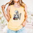 Never Better Skeleton Read Reading Book Librarian Men Women Comfort Colors Tank Top Grey Never Better Skeleton Read Reading Book Librarian Men Women Comfort Colors Tank Top Grey