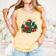 Book Dragon Christmas Reading For Fantasy Lovers Comfort Colors Tank Top Grey