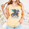 Be a Book Dragon Reading Comfort Colors Tank Top Grey
