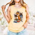 Book Dragon Reading Book Lover Comfort Colors Tank Top Grey Book Dragon Reading Book Lover Comfort Colors Tank Top Grey