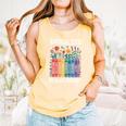Book Flower Radicalized By Basic Decency Feminist Leftist Comfort Colors Tank Top Grey