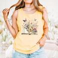 Book Flowers And Butterfly Beautiful Reading Reader Graphic Comfort Colors Tank Top Grey Book Flowers And Butterfly Beautiful Reading Reader Graphic Comfort Colors Tank Top Grey