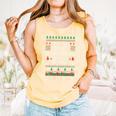 Book Lover Christmas Reader Ugly Sweater Tee Xmas New Year Comfort Colors Tank Top Grey