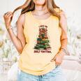Book Lover Christmas Tree I Have No Shelf Control Comfort Colors Tank Top Grey