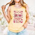 Book Lover Read Your Heart Out Teacher Valentines Comfort Colors Tank Top Grey
