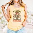 Book Lover Reading Bookish Floral Reading Powers Imagination Comfort Colors Tank Top Grey Book Lover Reading Bookish Floral Reading Powers Imagination Comfort Colors Tank Top Grey