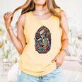 Book Lover Skeleton Reading With Dia De Los Muertos Flowers Comfort Colors Tank Top Grey Book Lover Skeleton Reading With Dia De Los Muertos Flowers Comfort Colors Tank Top Grey