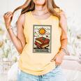 Book Reading Tarot Card The Reader Comfort Colors Tank Top Grey