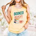 Booked And Busy Cool Coffee Reading Relaxing Books Comfort Colors Tank Top Grey Booked And Busy Cool Coffee Reading Relaxing Books Comfort Colors Tank Top Grey