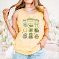 ALL Booked For St Patricks Day Bookish Leprechaun Bookworm Comfort Colors Tank Top Grey