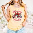 All Booked For Valentines Book Lover Teachers Comfort Colors Tank Top Grey All Booked For Valentines Book Lover Teachers Comfort Colors Tank Top Grey
