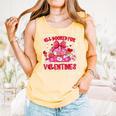 All Booked For Valentines Coquette Bow Book Valentine Day Comfort Colors Tank Top Grey