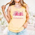All Booked For Valentines Couple Bookworms Valentine’s Day Comfort Colors Tank Top Grey