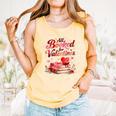 All Booked For Valentines Cute Book Lover Quote Comfort Colors Tank Top Grey