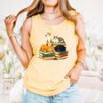Bookish Cat Lover Cute Reading Squad Books & Kittens Love Comfort Colors Tank Top Grey