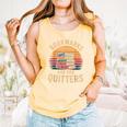 Bookmarks Are For Quitters Reading Book Lovers Comfort Colors Tank Top Grey