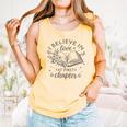 Books I Believe In Love At First Chapter Book Lover Comfort Colors Tank Top Grey